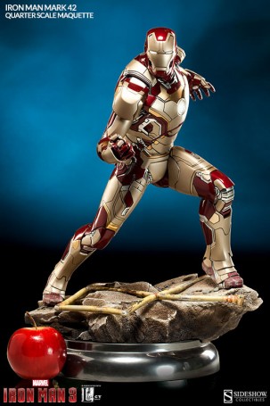 Sideshow Iron Man Mark 42 Quarter Scale Maquette