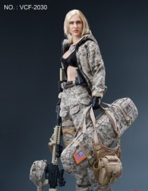 VERYCOOL Digital Camouflage Women Soldier Max 1/6TH Scale Figure