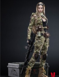 VERYCOOL MC Camouflage Women Soldier Villa 1/6TH Scale Figure