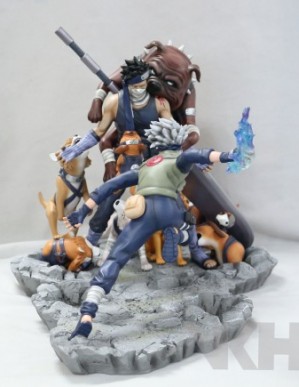 Naruto Kakashi Hatake vs Zabuza Momochi‏ Resin Statue