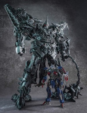 WeiJiang Legendary Warrior Grimlock and Optimus Prime Oversized Robot Figure