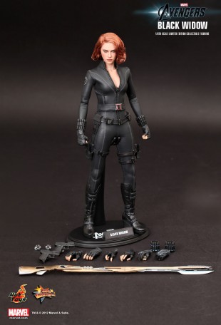 Hot Toys The Avengers Black Widow 1/6th Scale Figure