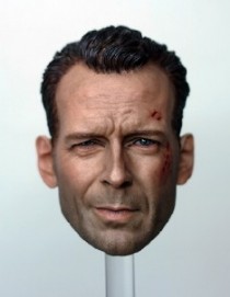Custom Never Die Bruce Willis 1/6TH Head Sculpt