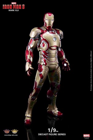 King Arts Iron Man Mark42 1/9TH Scale Diecast Figure