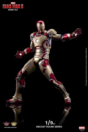 King Arts Iron Man Mark42 1/9TH Scale Diecast Figure