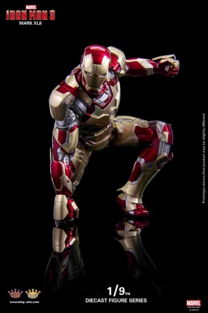 King Arts Iron Man Mark42 1/9TH Scale Diecast Figure