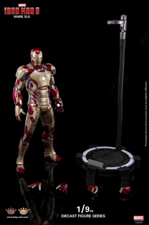 King Arts Iron Man Mark42 1/9TH Scale Diecast Figure