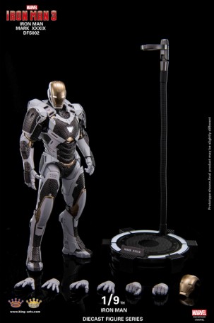 King Arts Iron Man Mark39 1/9TH Scale Diecast Figure