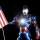 King Arts 1/4 Iron Partriot Power Charger Statue