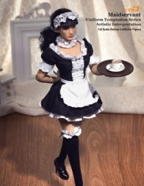 Phicen Maidservant-Uniform Temptation 1/6TH Scale Female Figure