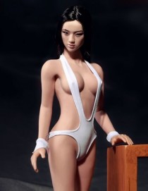 Phicen Female seamless body in Tan mid bust for 1/6 figure Ver.04