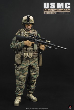 Soldierstory USMC Expeditionary Battalion 1/6TH Scale Action Figure