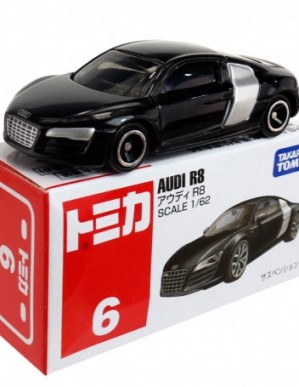 Takara Tomy Tomica #6 Audi R8 Diecast Model Car