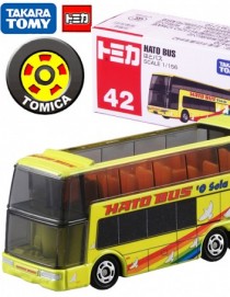 Takara Tomy Tomica #42 Mitsubishi Fuso Aero King Hato Bus Diecast Model Car