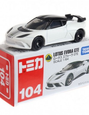 Takara Tomy Tomica #104 Lotus Evora GTE Diecast Model Car