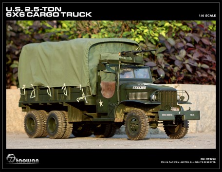 TAOWAN 1/6 Full Metal U.S. 2.5-TON 6X6 CARGO TRUCK