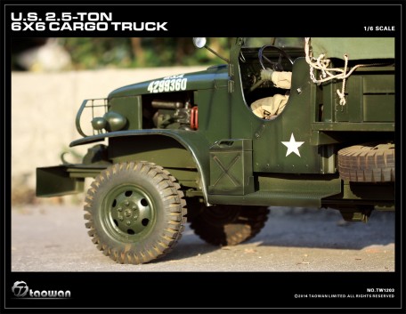 TAOWAN 1/6 Full Metal U.S. 2.5-TON 6X6 CARGO TRUCK